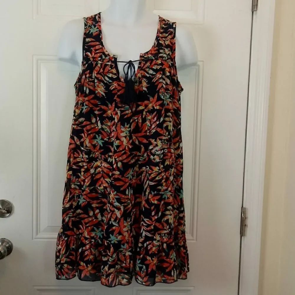AS U WISH sleeveless printed dress with pockets